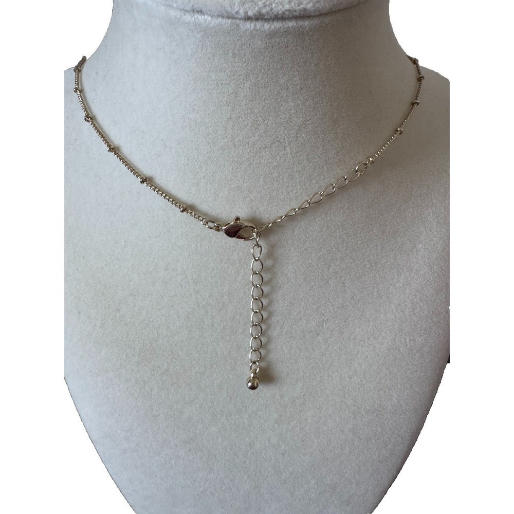 Gold Plated Necklace 18 Inches Adjustable Clasp Excellent Condition - Picture 3 of 5